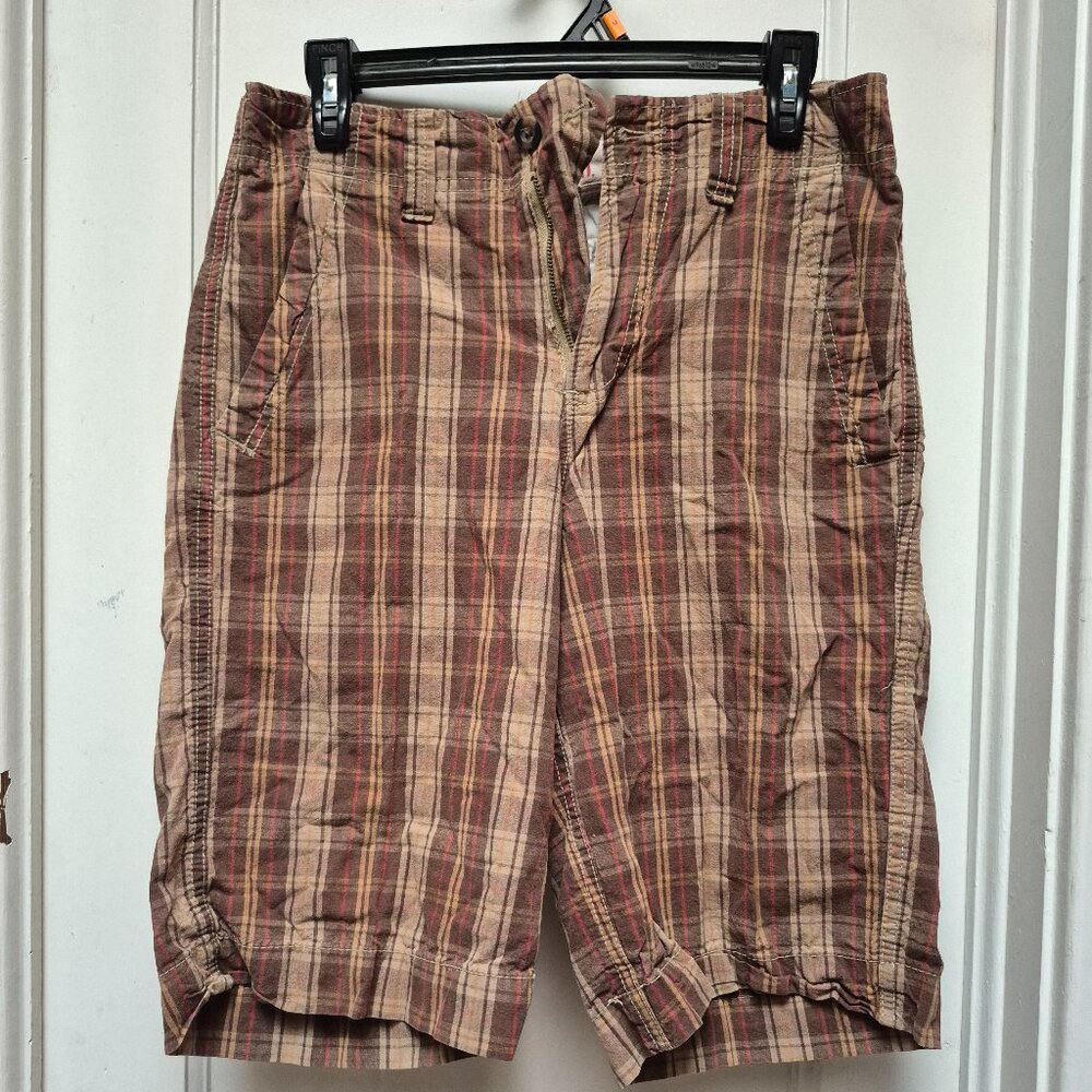 Massimo Plaid Long Shorts - 100% cotton - 28